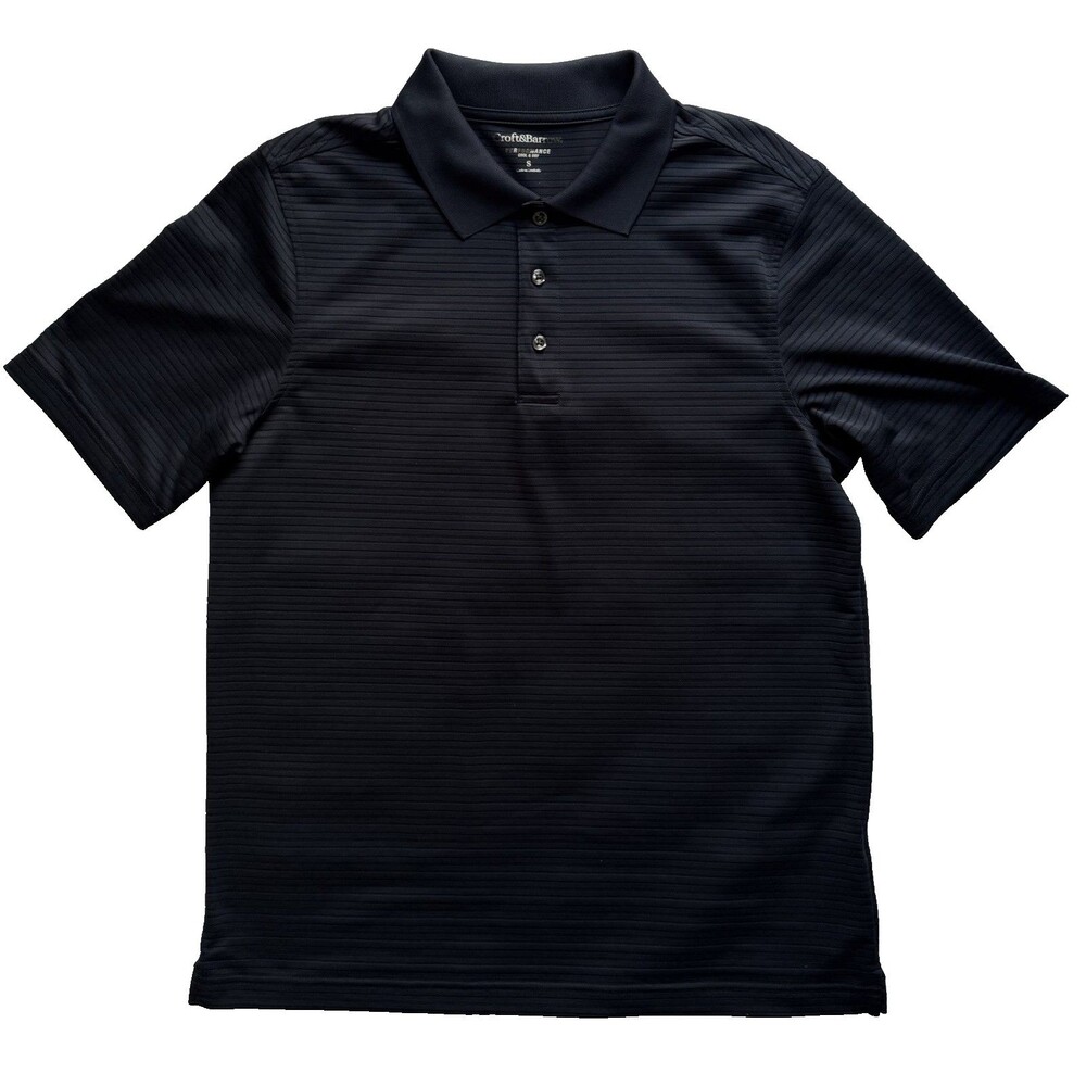 Croft & Barrow Performance Men’s Polo Golf Shirt Small Navy Blue Athletic
